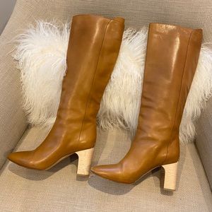 Chloe Knee High Brown Boots